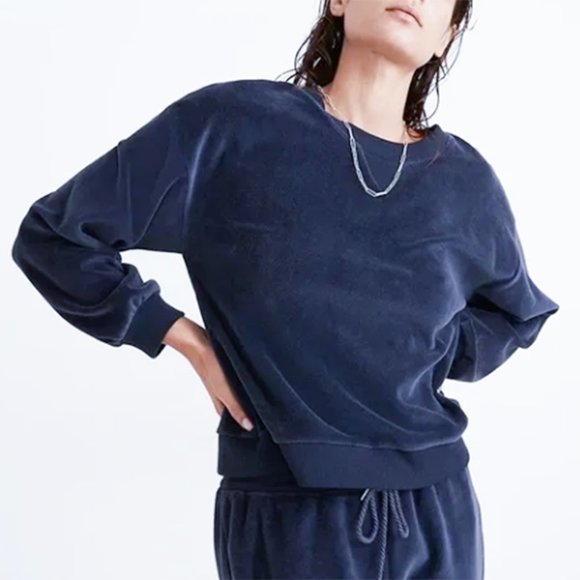 Madewell Tops - MWL Madewell Velour Pullover